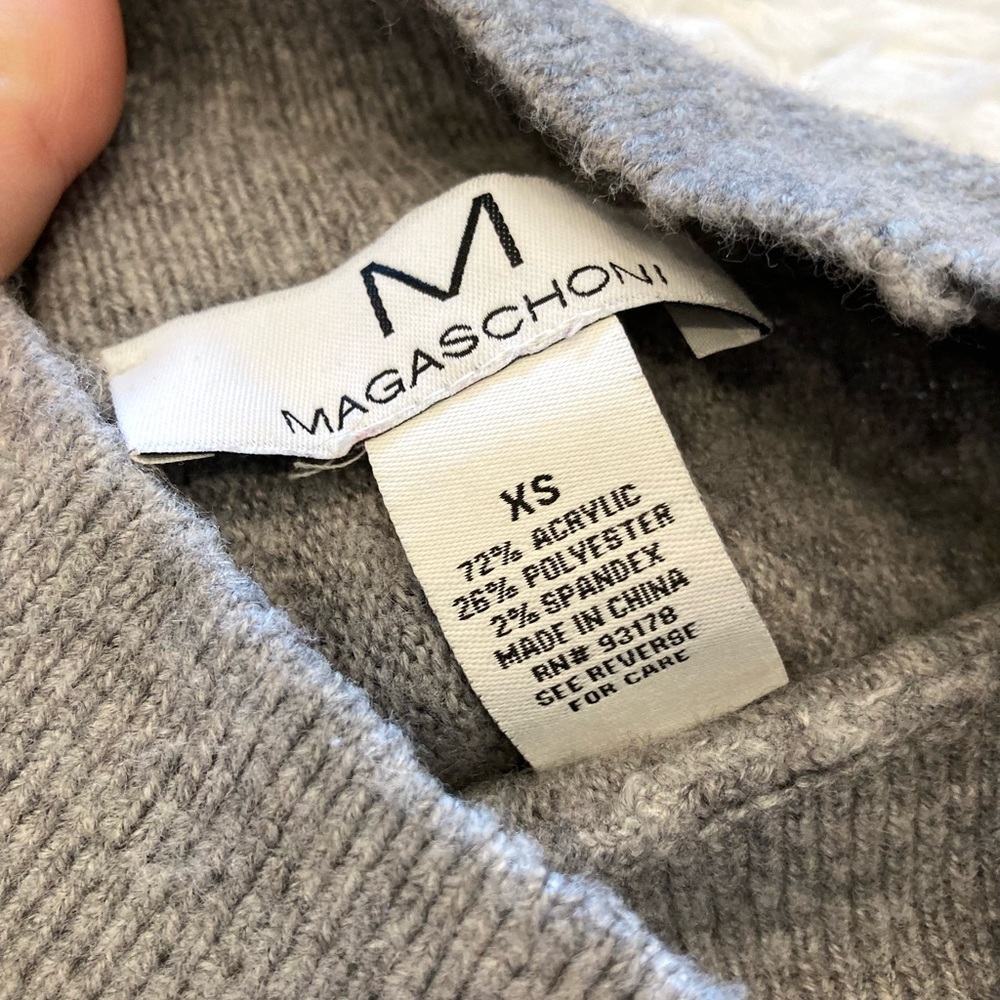 Magaschoni Gray Sweater - Picture 6 of 7